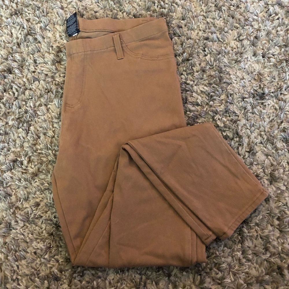 Dark khaki jeggings